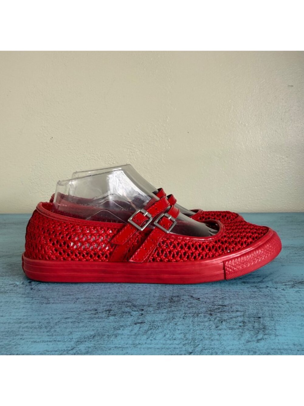 Converse Chuck Taylor All Star Dainty Mary Jane Red Sz 8